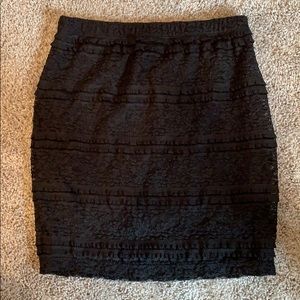 Black dress skirt
